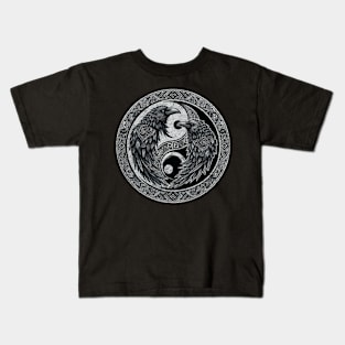 Jing Jang Nordic Raven Kids T-Shirt